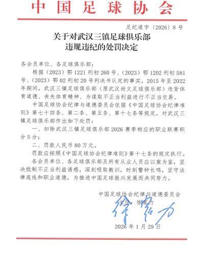 足协发文：禁止省市联赛对外公开裁判员内部处罚结果的意见